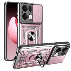 Custodia per Oppo Reno13 Pro, Techsuit, CamShield, Rosa