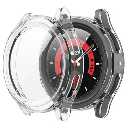 Custodia Techsuit Defense360 Pro per Samsung Galaxy Watch5 Pro 45mm, Trasparente