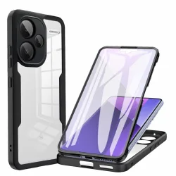 Custodia per Xiaomi Redmi Note 13 Pro+, Techsuit, ColorVerse 360, Nera