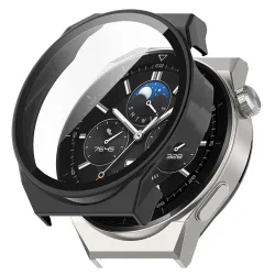 Custodia Techsuit Defense360 Pro per Huawei Watch GT 3 Pro 46mm, Nera