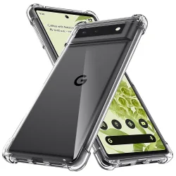 Custodia per Google Pixel 6 Pro, Techsuit, Shockproof Clear, Trasparente