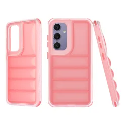Custodia per Samsung Galaxy S24+ S926, Techsuit, Wave Shield, Rossa