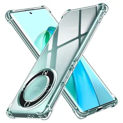 Custodia per Honor Magic5 Lite, Techsuit, Shockproof Clear, Trasparente