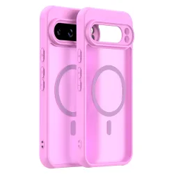 Custodia MagSafe per Google Pixel 10 Pro, Techsuit, HaloFrost II, Rosa
