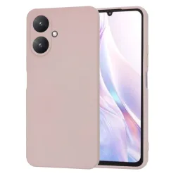 Custodia per Xiaomi Redmi 13C 5G, Techsuit, SoftFlex, Rosa