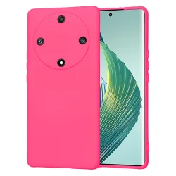 Custodia per Honor Magic5 Lite, Techsuit, SoftFlex, Rosa Scuro