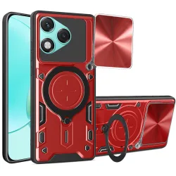 Custodia per Honor 400 Lite, Techsuit, CamGuard Pro, Rossa
