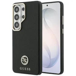 Custodia MagSafe per Samsung Galaxy S26 Ultra S948, Guess, Rhinestone Round Logo, Nera