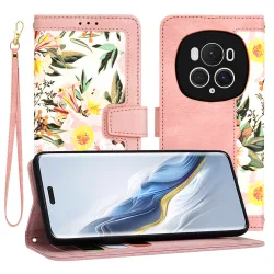 Custodia per Honor Magic6 Pro, Techsuit, FlipCraft, Rosa