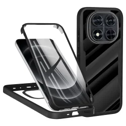 Custodia per Xiaomi Redmi Note 14 Pro+ 5G / Note 14 Pro 5G / Poco X7, Techsuit, ColorVerse 360, Nera