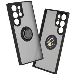 Custodia per Samsung Galaxy S23 Ultra S918, Techsuit, Glinth, Nera