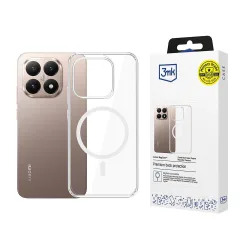 Custodia MagSafe per Xiaomi 15T, 3MK, Armor MagCase, Trasparente