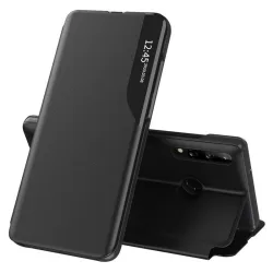 Custodia per Samsung Galaxy A20s A207, Techsuit, eFold, Nera