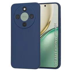 Custodia per Honor Magic8 Lite, Techsuit, SoftFlex, Blu Navy