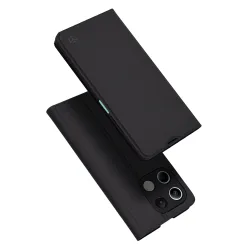 Custodia per Xiaomi Redmi Note 13 5G, Techsuit, Magskin Book, Nera