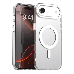 Custodia MagSafe per Apple iPhone 17 Air, Techsuit, CandyCase, Bianca