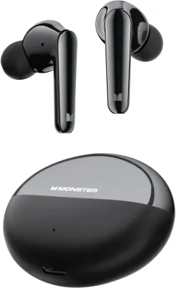 Auricolari Bluetooth Monster N-Lite 203 AirLinks, TWS, Nero
