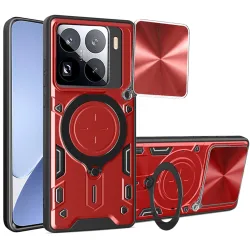 Custodia per Xiaomi 15 Pro, Techsuit, CamGuard Pro, Rossa