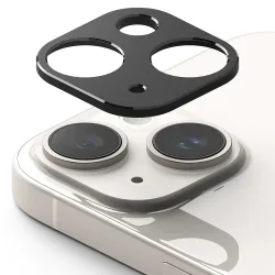 Cornice di protezione Camera Posteriore Ringke Styling per Apple iPhone 15 Plus / 15, Alluminio, Nera