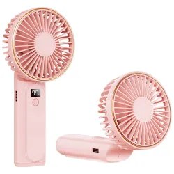 Ventilatore Portatile Techsuit M12, Rosa