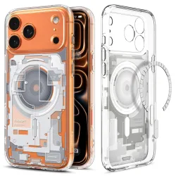 Custodia MagSafe per Apple iPhone 17 Pro, Spigen, Ultra Hybrid Zero One, Bianca ACS10351