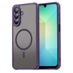Custodia MagSafe per Samsung Galaxy A26 A266, Techsuit, HaloFrost II, Viola