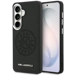 Custodia MagSafe per Samsung Galaxy S26 S942, Karl Lagerfeld, Karl Round Point Logo, Nera