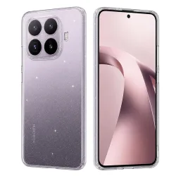 Custodia per Xiaomi 17T, Techsuit, SparkleSkin, Trasparente