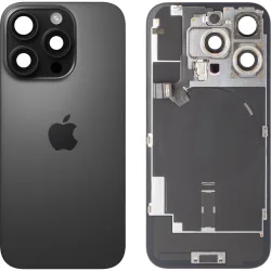 Cover Batteria Apple iPhone 16 Pro, Nero (Titanio Nero), Swap Premium