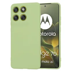 Custodia per Motorola Edge 70, Techsuit, SoftFlex, Matcha