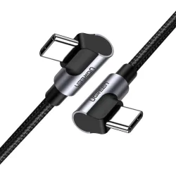 Cavo dati e ricarica USB-C - USB-C UGREEN US323 USB-C angolato, 60W, 1m, nero