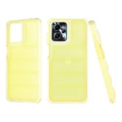 Custodia per Motorola Moto G13 / G23 / G53, Techsuit, Wave Shield, Gialla