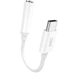 Adattatore Audio USB-C - 3.5mm Dudao L16CPro, Bianco