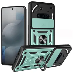 Custodia per Nothing Phone (3a), Techsuit, CamShield, Verde