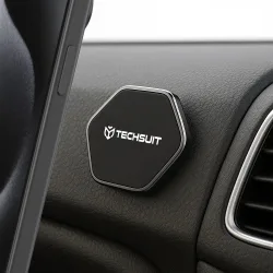 Supporto Auto Magnetico Techsuit HOLD210-C, Universale, Nero