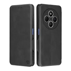 Custodia per Xiaomi Poco C75 / Redmi 14C, Techsuit, Safe Wallet Plus, Nera