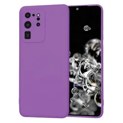 Custodia per Samsung Galaxy S20 Ultra 5G G988 / S20 Ultra G988, Techsuit, SoftFlex, Viola