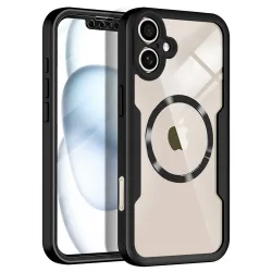 Custodia MagSafe per Apple iPhone 17, Techsuit, ColorVerse 360, Nera