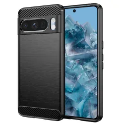 Custodia per Google Pixel 8 Pro, Techsuit, Carbonio, Nera