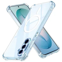 Custodia MagSafe per Samsung Galaxy S26 Plus S947, Techsuit, Antiurto, Trasparente