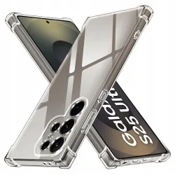 Custodia per Samsung Galaxy S25 Ultra S938, Techsuit, Shockproof Clear, Trasparente