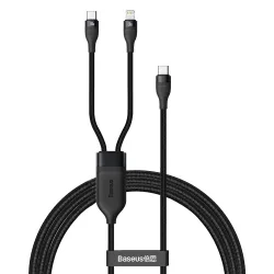 Cavo Dati e Ricarica USB-C - Lightning / USB-C Baseus Flash Series 2in1, 100W, 1.2m, Nero CA1T2-F01
