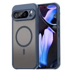 Custodia MagSafe per Google Pixel 10 Pro XL, Techsuit, HaloFrost II, Blu Navy