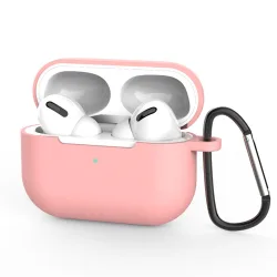 Custodia Techsuit Silicone Case per Apple AirPods Pro 3, Rosa Scuro