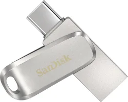 Memoria Esterna USB-A 3.2 / USB-C SanDisk Ultra Luxe Dual Drive, 256Gb SDDDC4-256G-G46