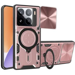Custodia per Xiaomi 15, Techsuit, CamGuard Pro, Rosa Oro
