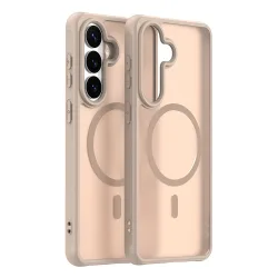 Custodia MagSafe per Samsung Galaxy S26 Plus S947, Techsuit, HaloFrost II, Dorata