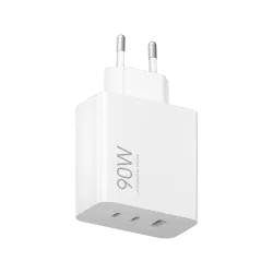 Caricabatterie Rete Xiaomi, 90W, 6.1A, 1 x USB-A - 2 x USB-C, Bianco BHR087MEU
