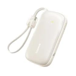 Batteria Esterna Baseus EnerFill FC21 Qpow 3 Ultra, 10000mAh, 45W, QC + PD, 1 x USB-A - 1 x USB-C, Beige E0027Q01