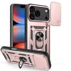 Custodia per Apple iPhone 17 Pro, Techsuit, CamShield, Rosa